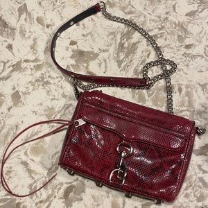 Rebecca Minkoff Mini M.A.C. Crossbody- snake skin pattern